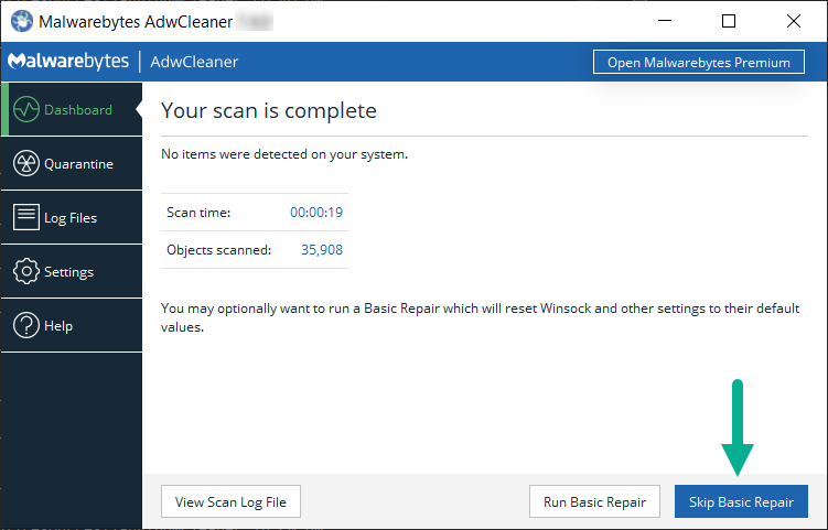 malwarebytes adwcleaner 8.3.1